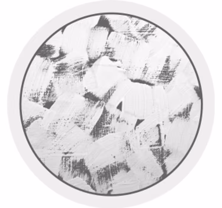 Posavasos trazos monocromáticos abstractos - TenVinilo