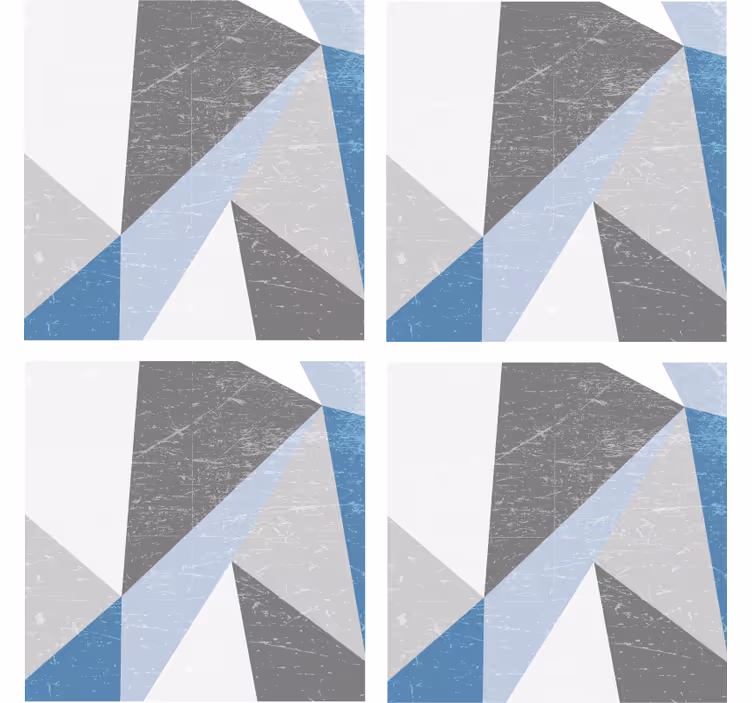 Posavasos formas angulares geométricas - TenVinilo