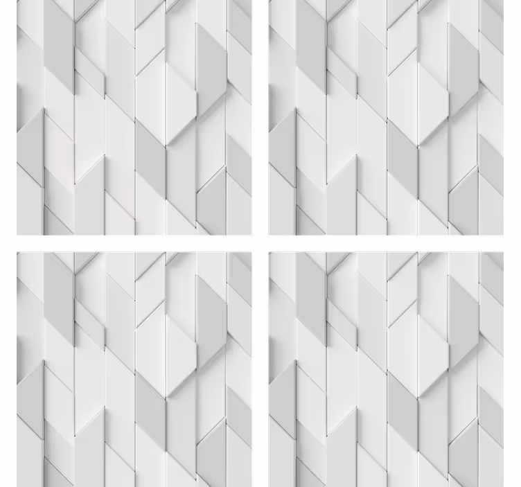 Posavasos patrón de relieve geométrico - TenVinilo