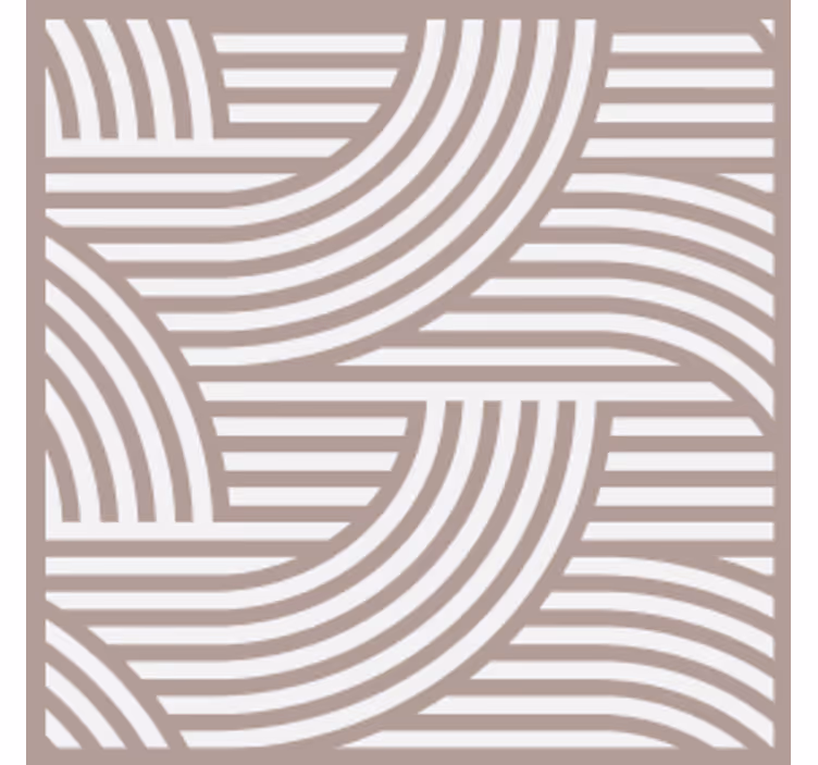 Posavasos patrón de líneas capas - TenVinilo