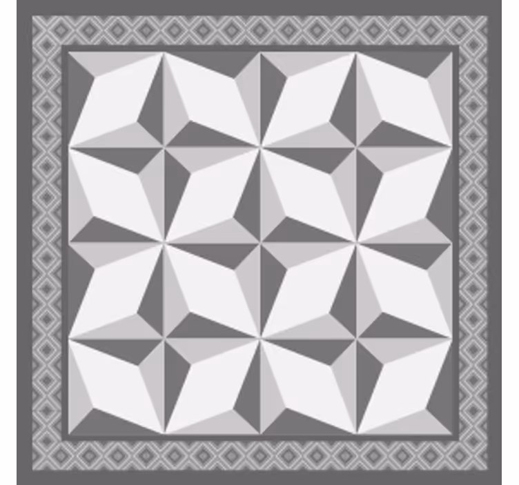 Posavasos patrones geométricos superpuestos - TenVinilo