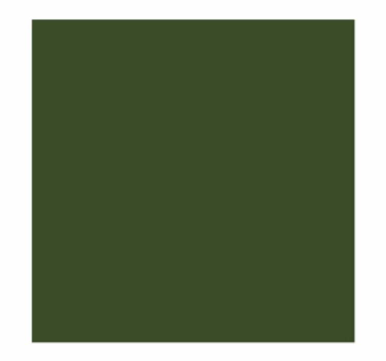 Posavasos moderno superficie verde cuadrada - TenVinilo