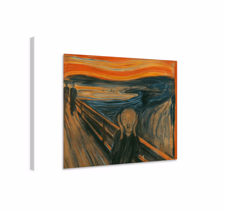 Cuadro artístico el grito de mascar - TenVinilo