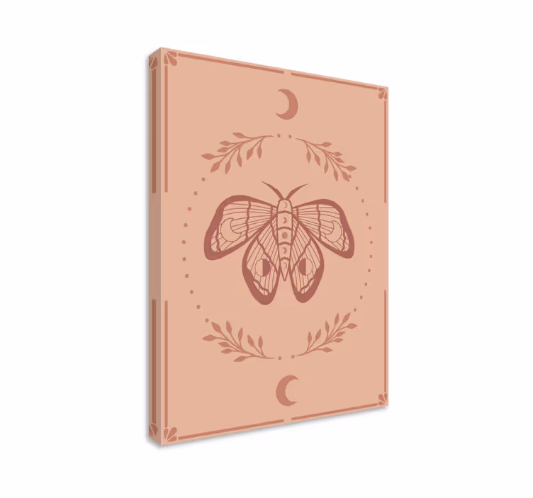 Cuadro mariposas estilo bohemio - TenVinilo