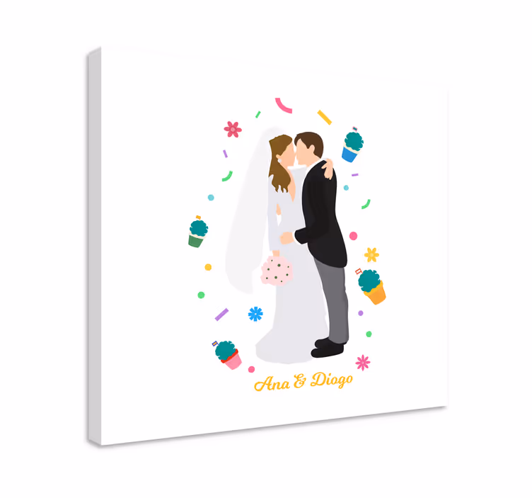 Cuadro boda bodas de santo antónio - TenVinilo