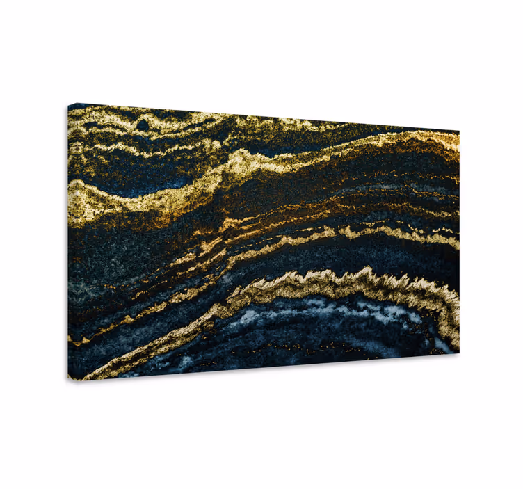 Cuadro 3d Oro moderno 3d - TenVinilo