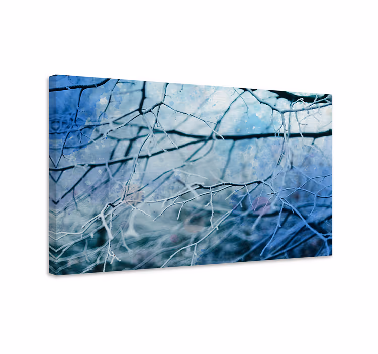Cuadro árboles Ramas de los árboles de invierno - TenVinilo