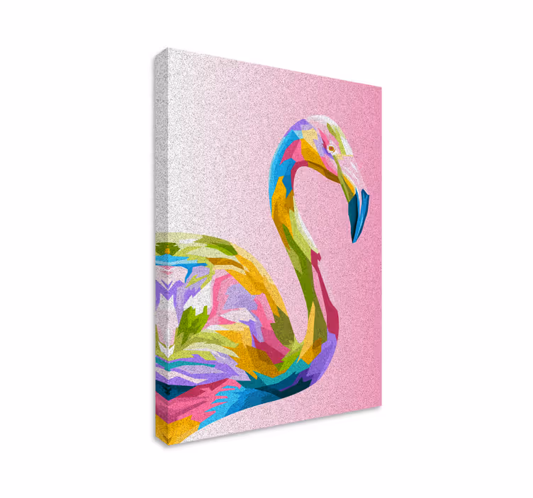 Cuadro plumas Arte flamenco - TenVinilo