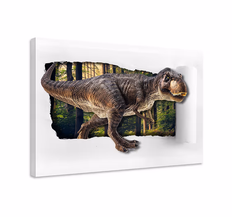 Cuadro dinosaurios Dinosaurio 3d - TenVinilo