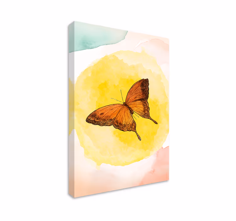Cuadro mariposas diseño elegante de mariposas - TenVinilo