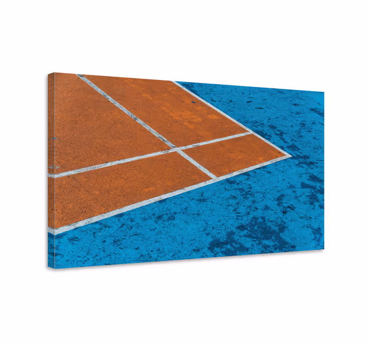 Cuadro casa Cerrar cancha de tenis - TenVinilo