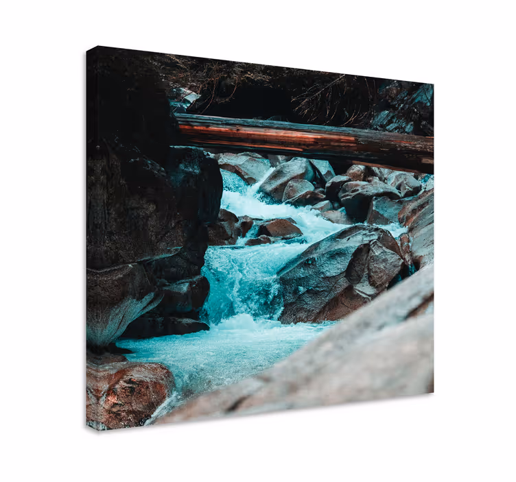 Cuadro paisajes caudaloso río - TenVinilo
