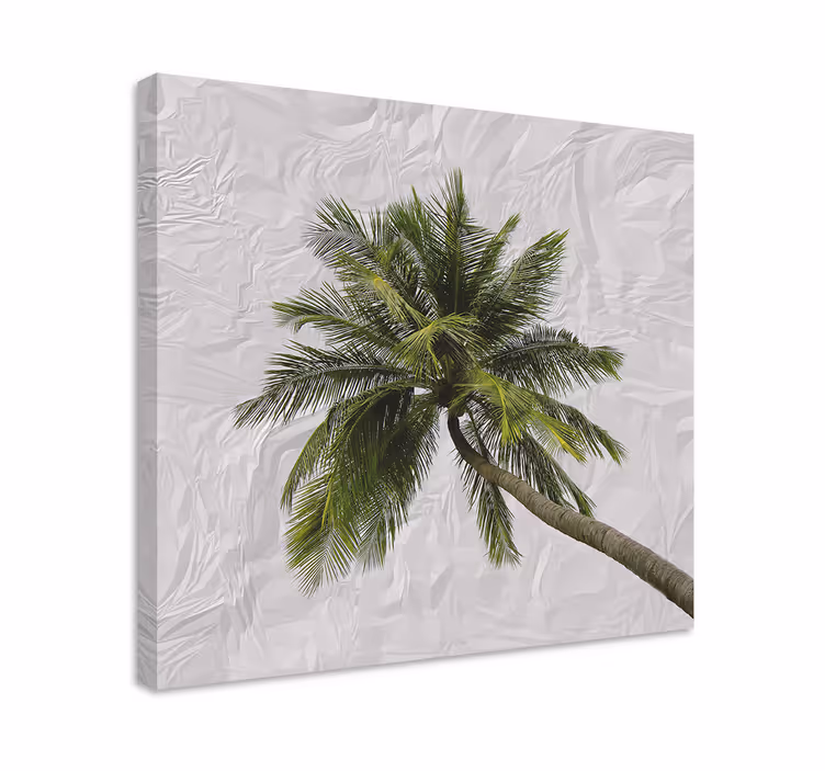 Cuadro para dormitorio Diseño moderno de palmera - TenVinilo