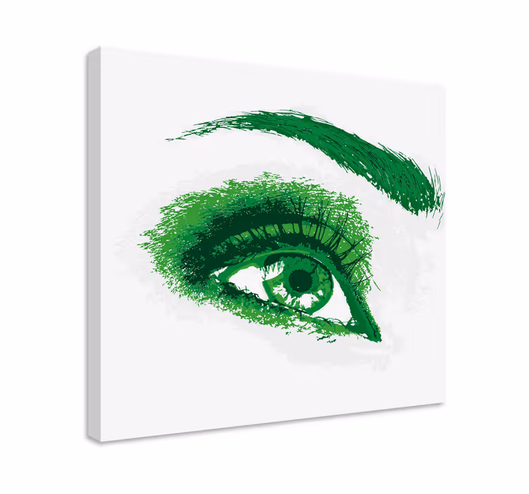 Cuadro moderno Ojo de pintura al óleo moderna - TenVinilo