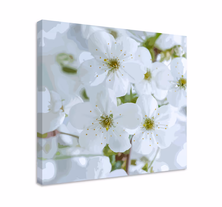 Cuadro de flores flor de cerezo en floración - TenVinilo