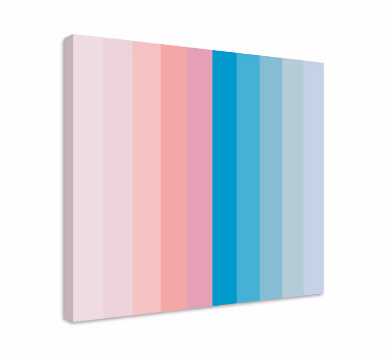 Cuadro para dormitorio Colores pastel tonos bloque de color - TenVinilo