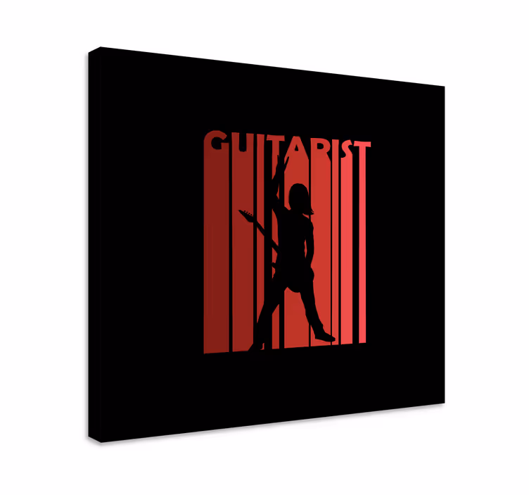 Cuadro musical silueta de intérprete - TenVinilo