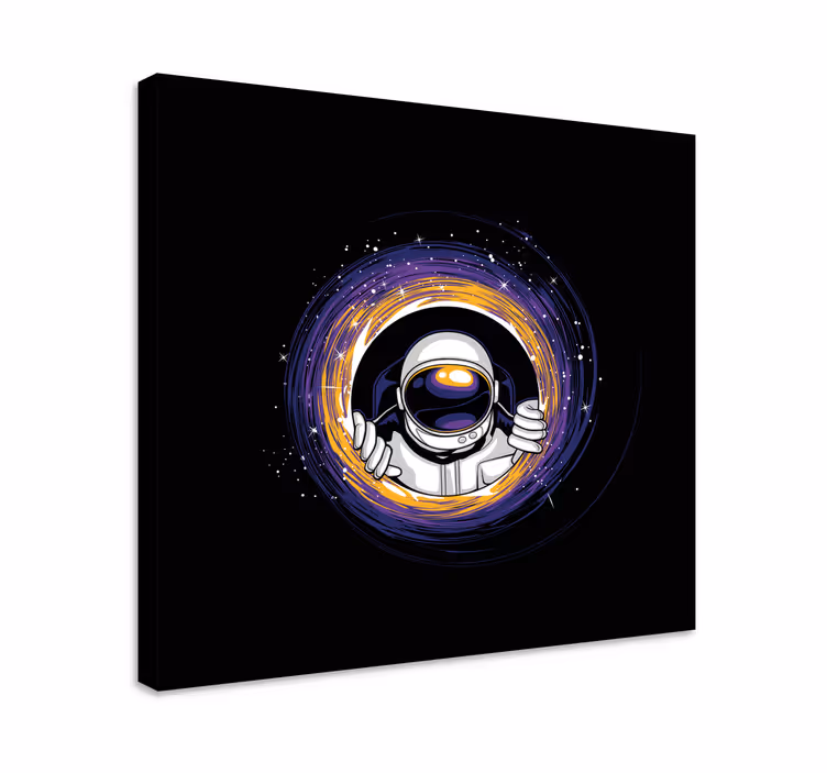 Cuadro decorativo videojuego abrazo del astronauta - TenVinilo