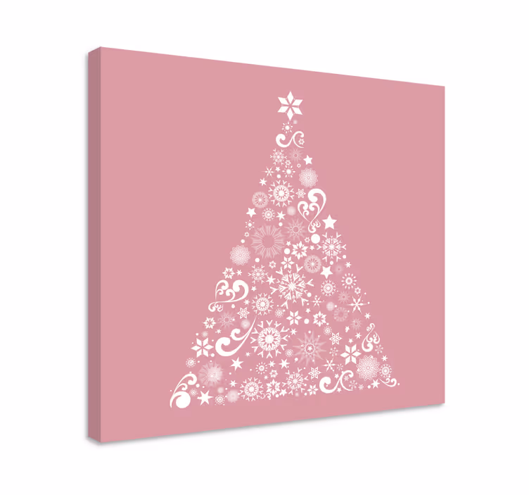 Cuadro de flores Árbol floral festivo - TenVinilo