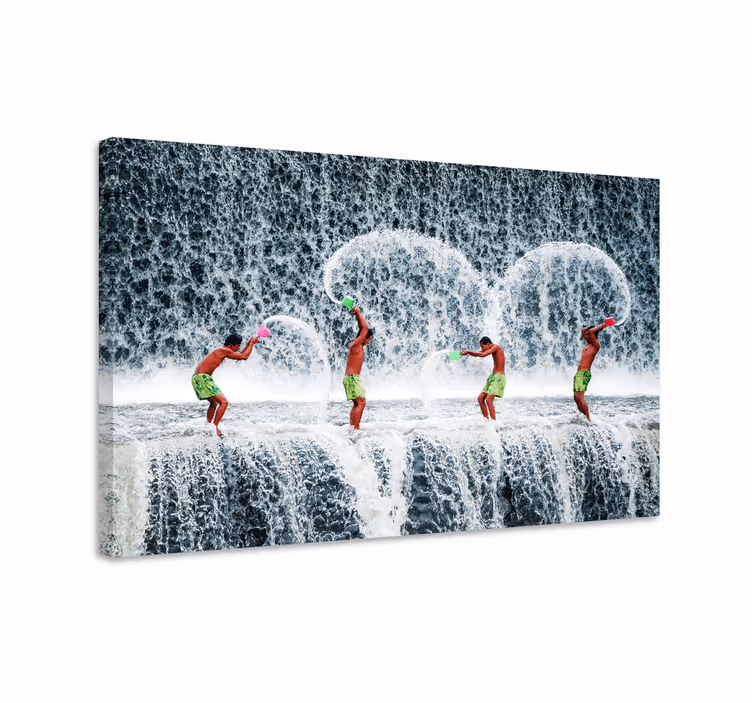 Cuadro deporte juegos de salpicaduras de agua - TenVinilo