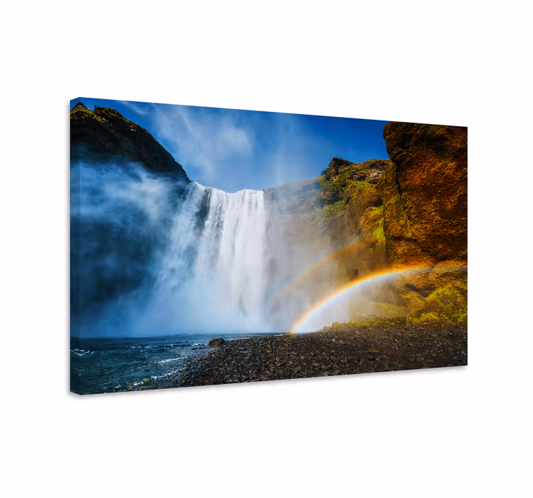 Cuadro paisajes cascada majestuosa - TenVinilo