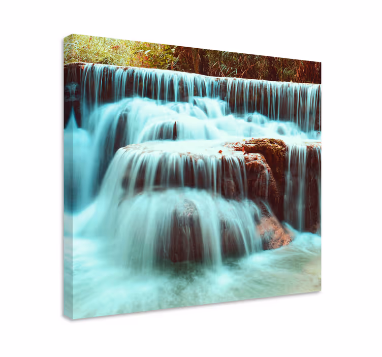Cuadro paisajes cascadas fluyentes - TenVinilo