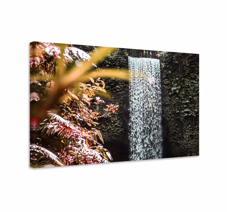 Cuadro paisajes Cascada escondida bali - TenVinilo
