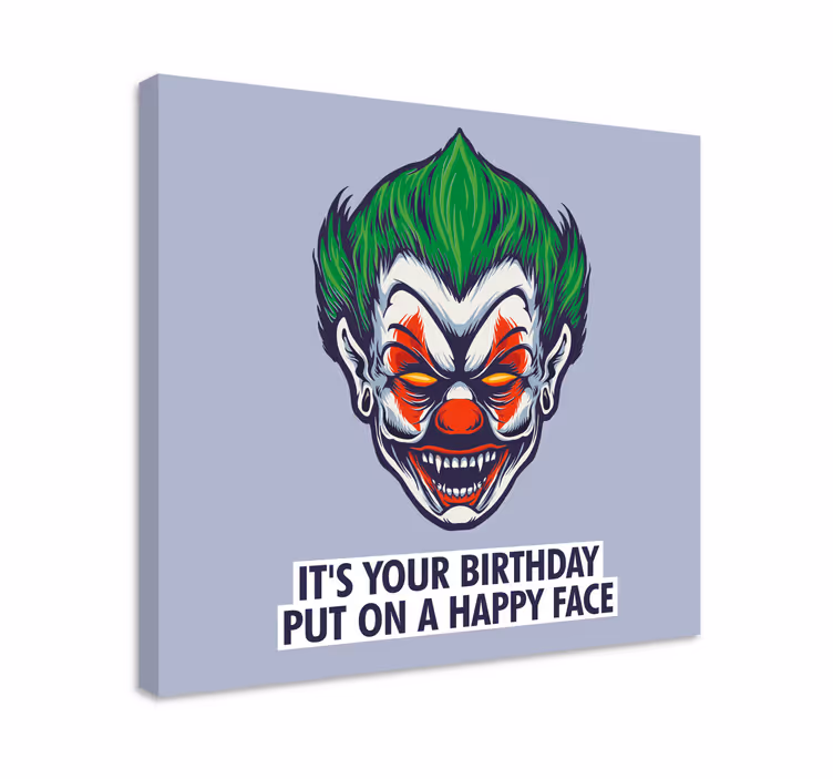 Cuadro moderno Es tu cumpleaños cara feliz - TenVinilo