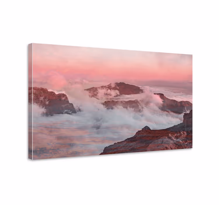 Cuadro paisajes escenografía de montañas soñadoras - TenVinilo