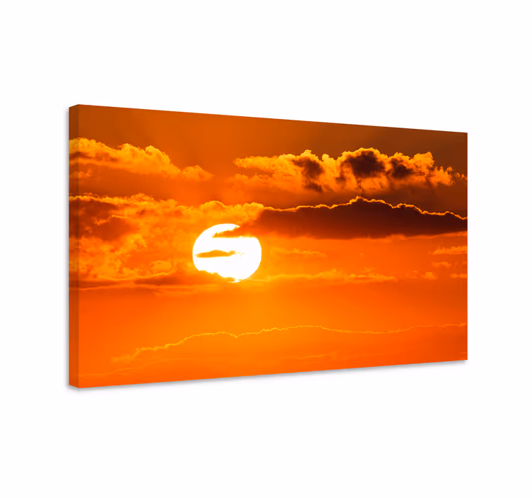 Cuadro paisajes Fotografía estética de nubes y puestas de sol. - TenVinilo