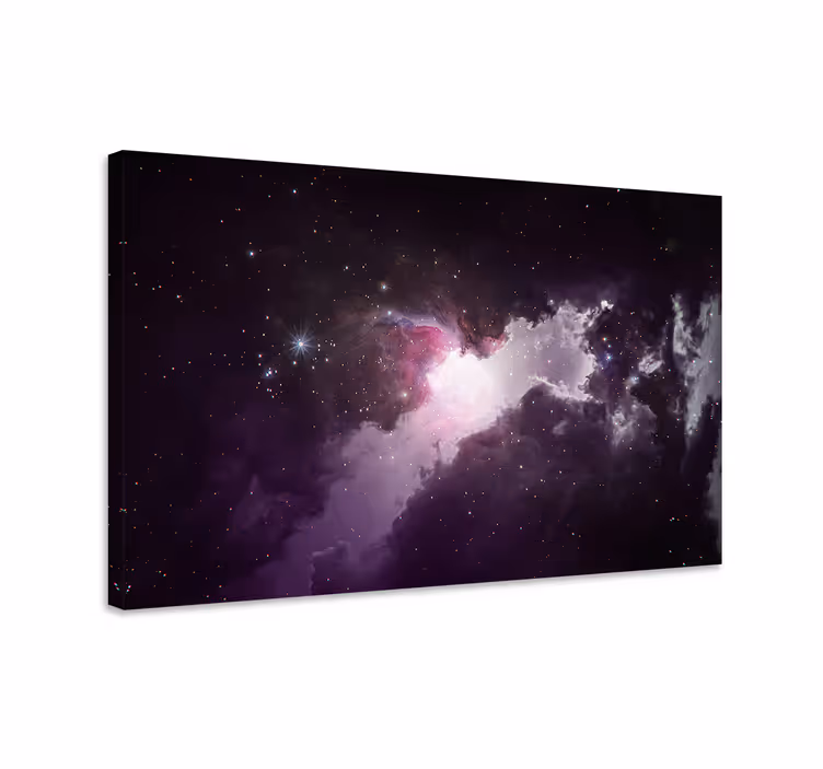 Cuadro paisajes escena de nebulosa cósmica - TenVinilo