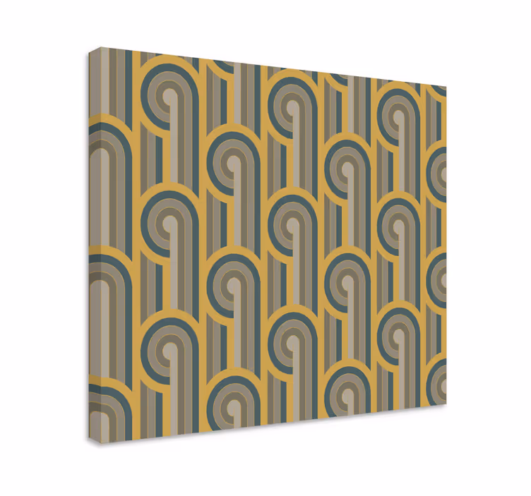 Cuadro elegante Formas geométricas estilo "art deco" - TenVinilo