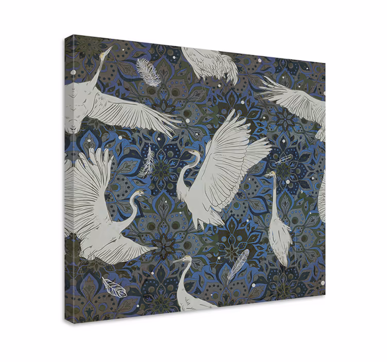 Cuadro abstracto Adornos de estilo oriental - TenVinilo