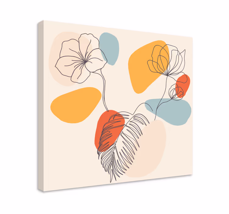 Cuadro para salón Botánico decoración - TenVinilo