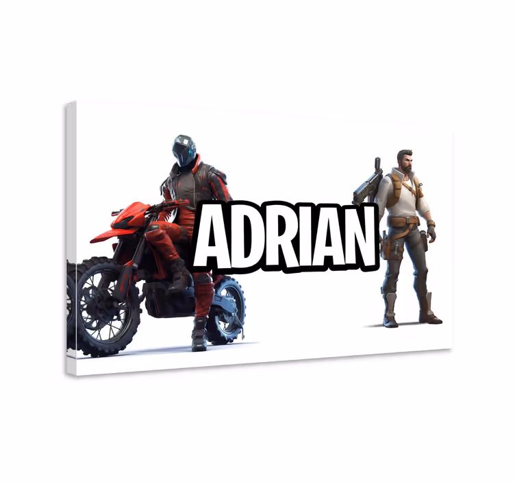 Cuadro decorativo videojuego hola, __Nombre__. ¡Espero que estés  - TenVinilo