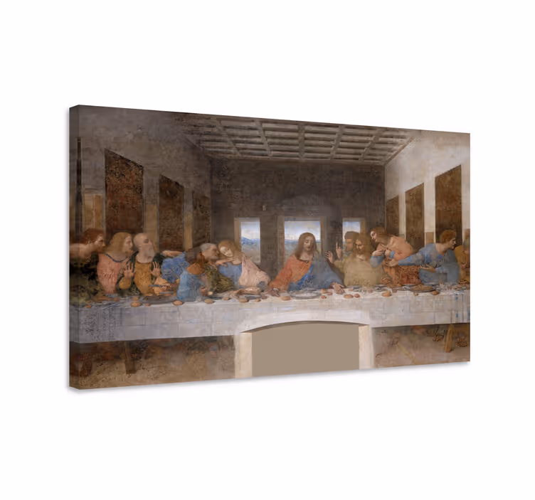 Cuadro artístico la Última Cena es una pintura de la escuela rena - TenVinilo