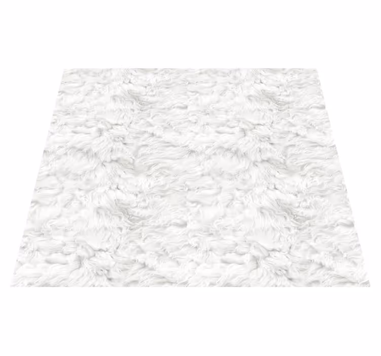 Alfombra vinílica blanca textura suave - TenVinilo