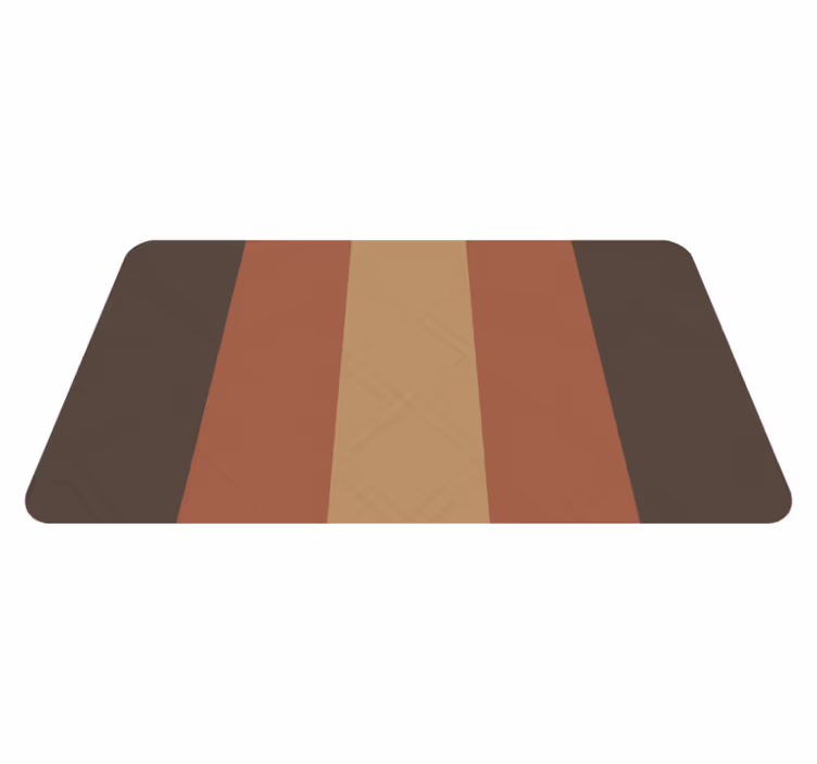 Alfombra vinílica baño rayas de colores - TenVinilo