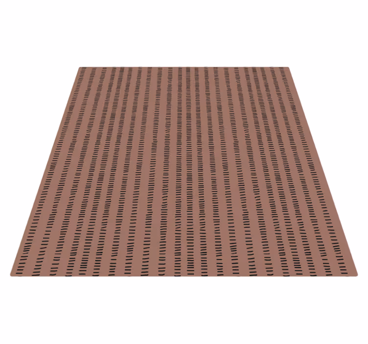 Alfombra vinílica exterior diseño de línea discontinua - TenVinilo