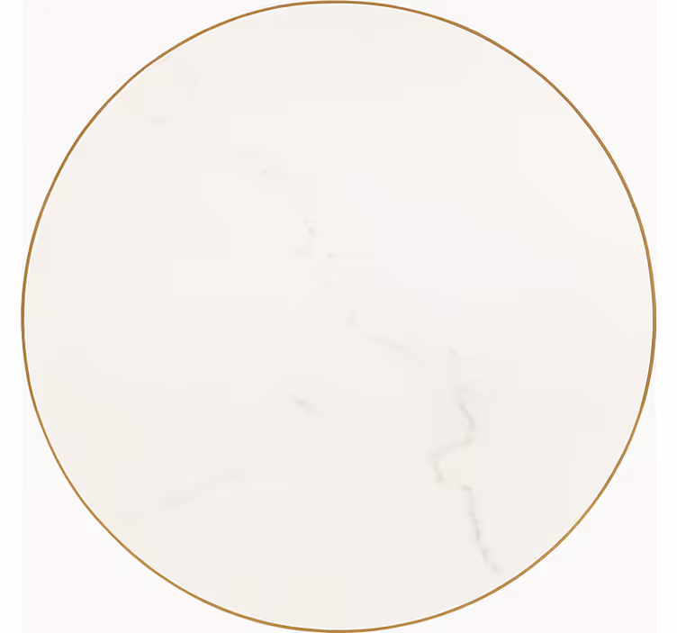 Alfombra vinilo comedor veta de mármol blanco - TenVinilo
