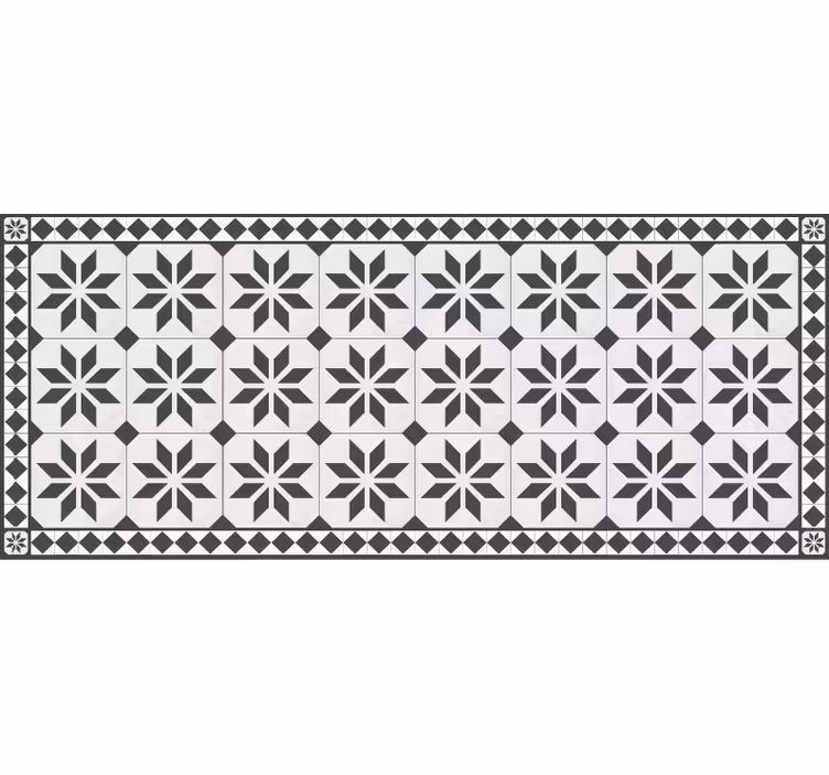 Alfombra vinílica mosaico alfombra de estilo clásico - TenVinilo