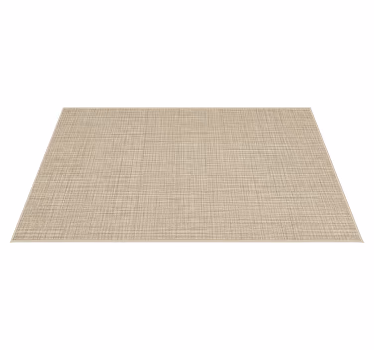 Alfombra vinílica textura efecto tela beige - TenVinilo