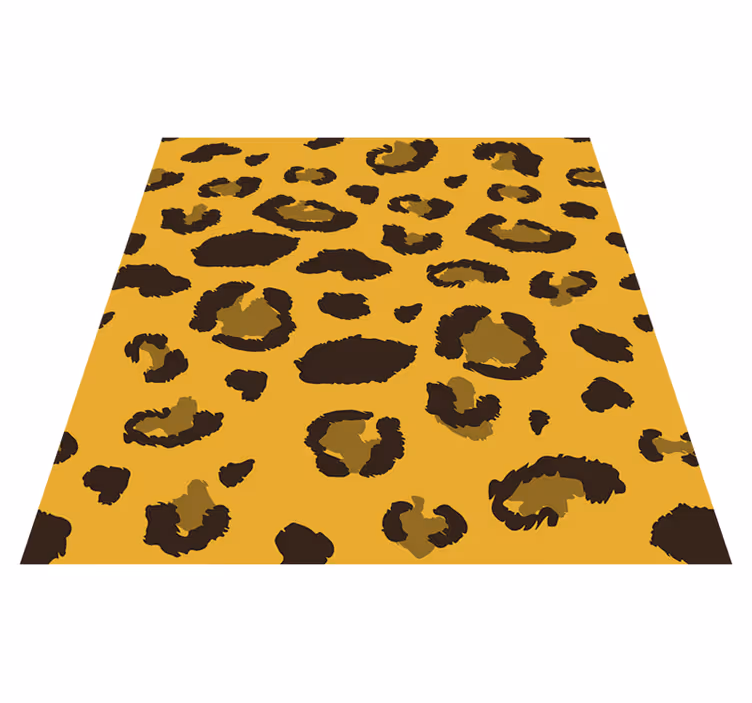 Aflombra vinílica animales estampado leopardo - TenVinilo