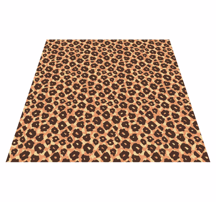 Aflombra vinílica animales imitación leopardo aterciopelado - TenVinilo
