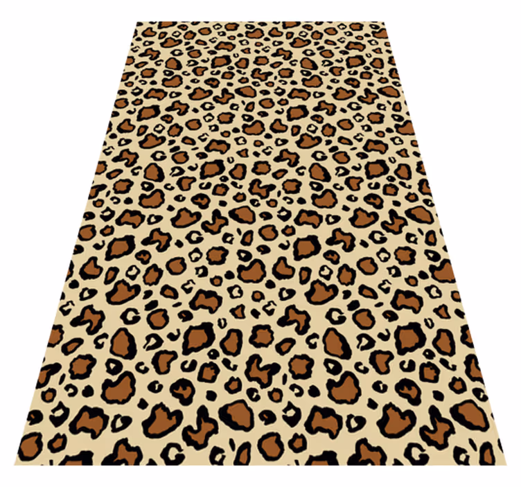 Aflombra vinílica animales estampado leopardo clásico - TenVinilo