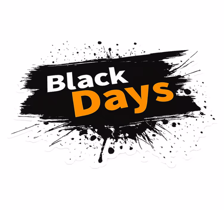 Alfombra vinílica black friday días negros - TenVinilo