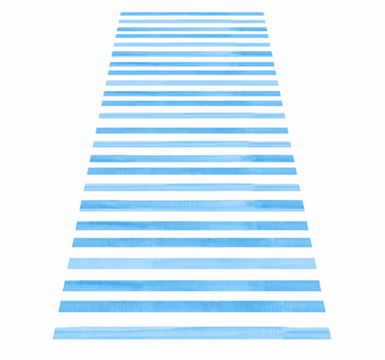 Alfombra vinílica cocina cuadros texturizados azules - TenVinilo