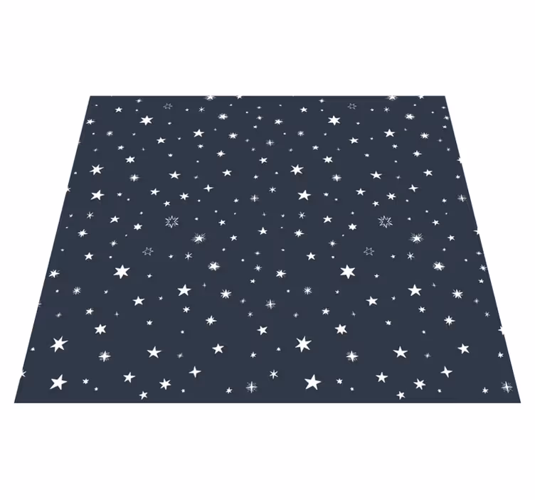 Alfombra vinílica de estrellas cielo nocturno - TenVinilo