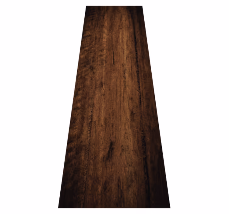 Alfombra vinílica dormitorio madera oscura envejecida - TenVinilo