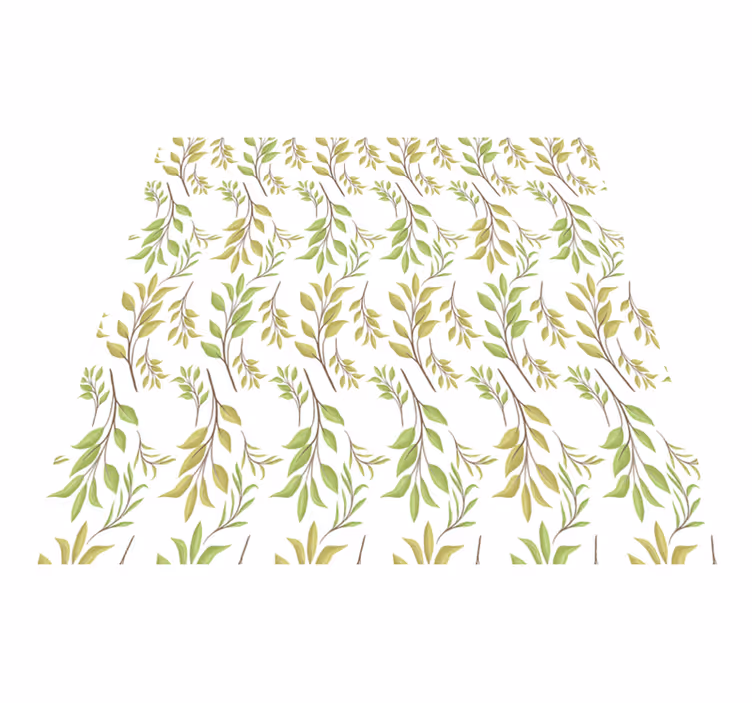 Alfombra vinílica naturaleza motivo verde lujoso - TenVinilo